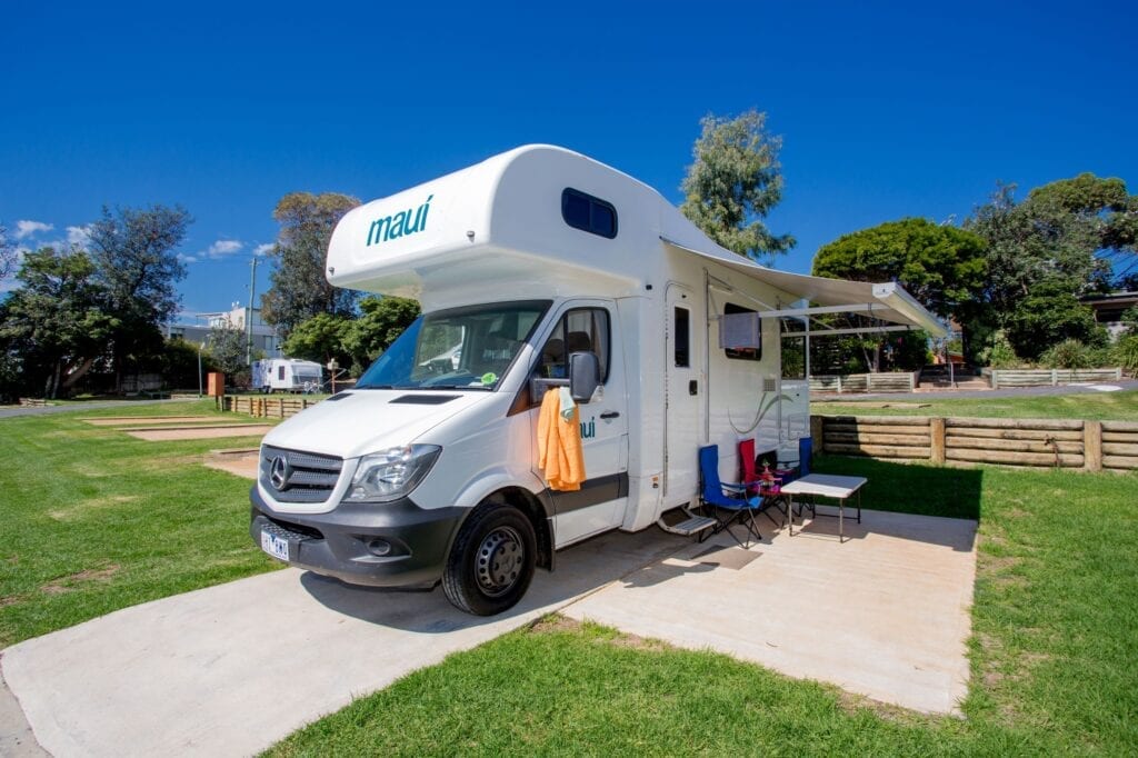 Powered Slab Camping Caravan Site Accommodation - Tween Waters Merimbula